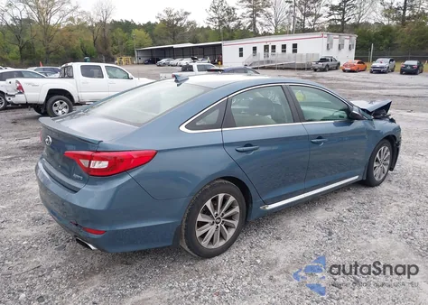 2015 Hyundai Sonata Sport из США, поврежденный, VIN 5NPE34AF9FH238397